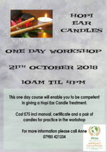 Hopi Ear Candles @ Swadlincote Therapy Rooms